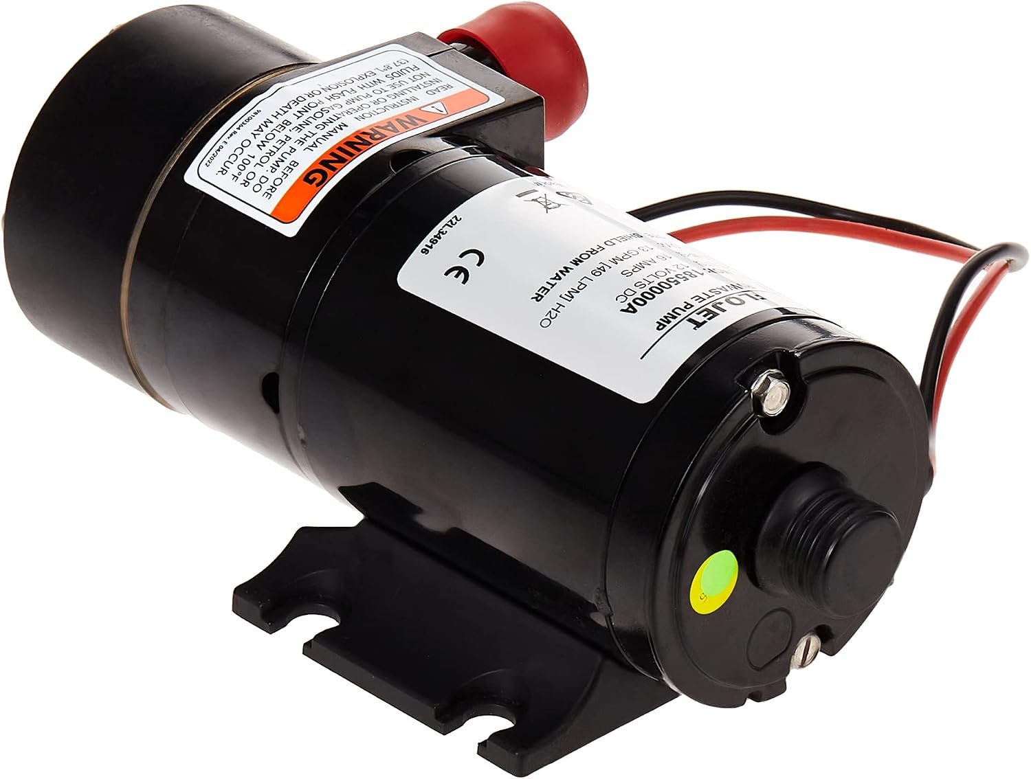 Flojet 18550000A Macerator Waste Pump – Fixed-Mount 12V DC Self-Priming RV and Marine Waste Transfer System - Image 2