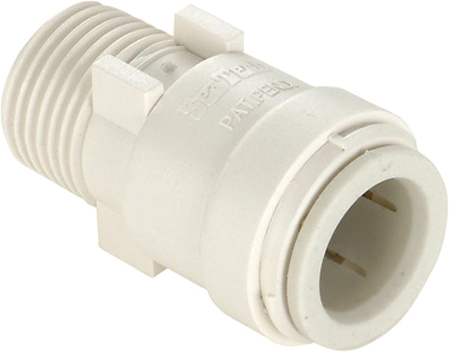 AQUALOCK Male Connector – 3/8in Push-Fit Male Adapter for CTS Plumbing and Freshwater Systems