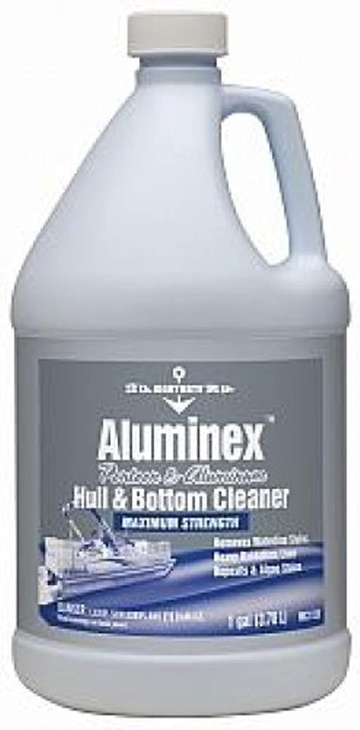 CRC MaryKate MK31128 Aluminex Aluminum Cleaner – Professional Marine Brightener for Pontoons and Aluminum Hulls
