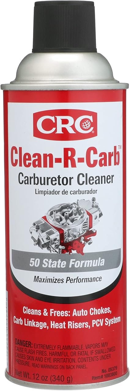 CRC Clean-R-Carb 5379 Carburetor Cleaner – Low VOC Formula for Carburetors, Chokes, and Throttle Bodies