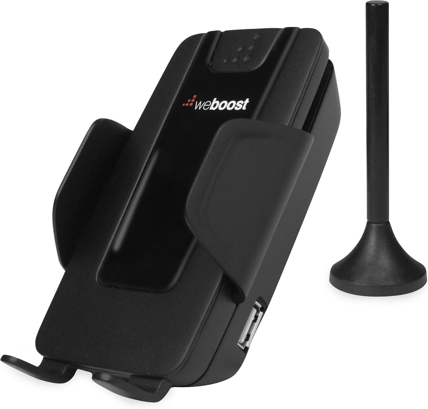weBoost 470135 Drive Sleek Cell Signal Booster – 23 dB Gain, Single-User Cradle, Up to 32X Stronger Signal
