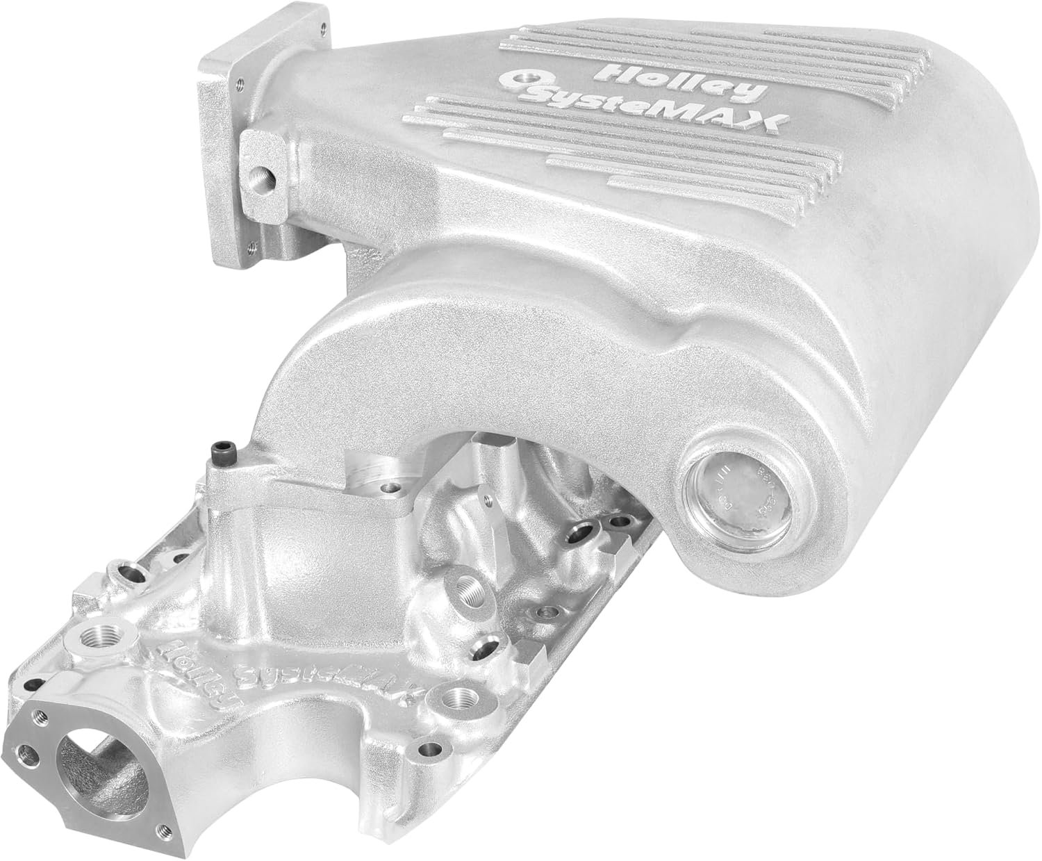 Holley 300-72S EFI Intake Manifold – Satin Aluminum Finish – Ford 5.0L EFI 1986-1993 Performance Intake - Image 4