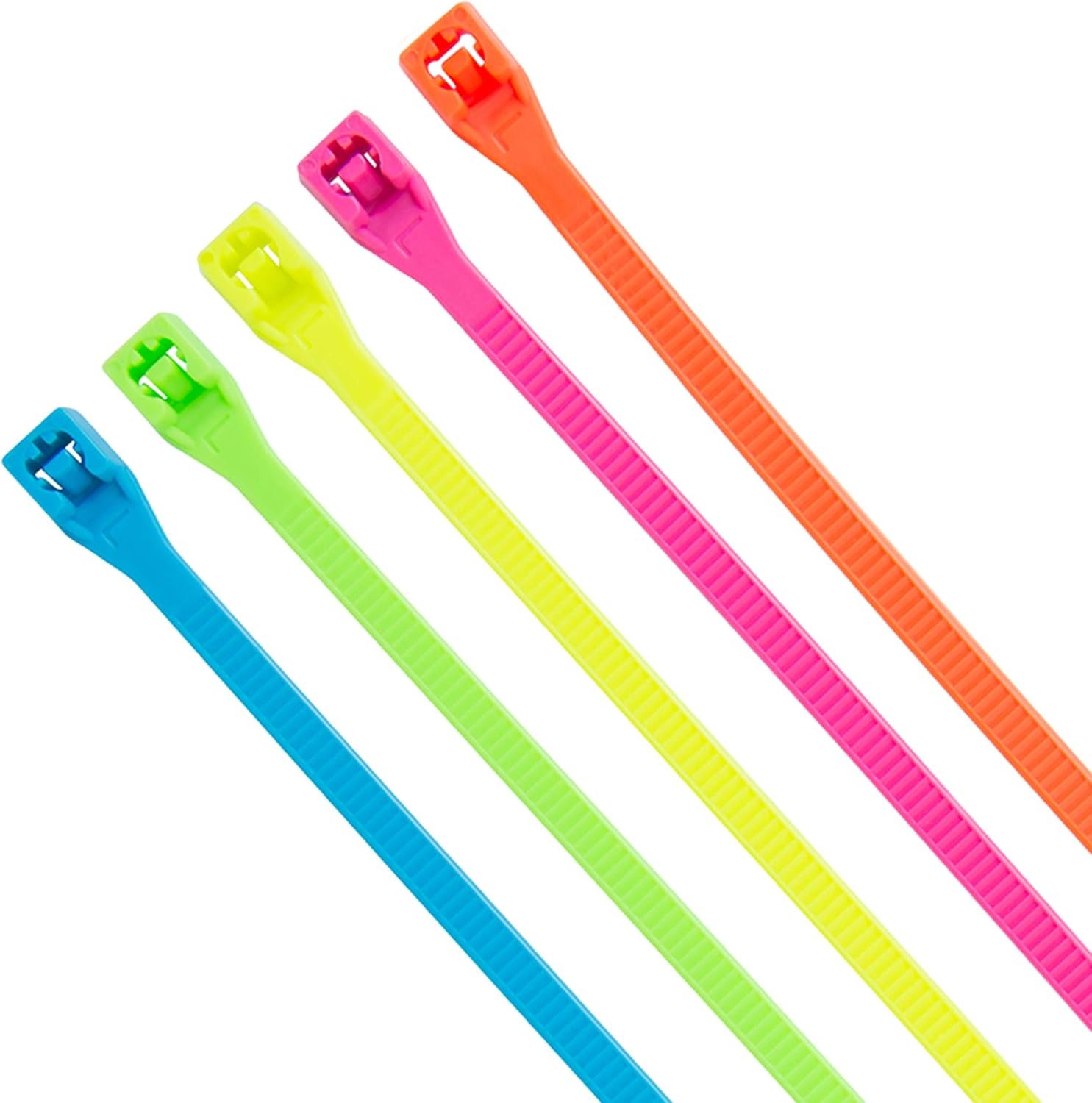 Marinco 45308FST Fluorescent Cable Tie Pack – 20 UV-Visible Nylon Ties for Marine Wiring and Harness Organization - Image 2
