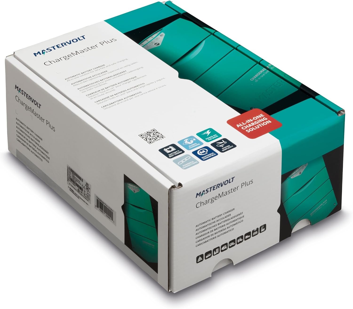 Mastervolt ChargeMaster Plus 24/40 – 24V 40A Battery Charger, CZone and MasterBus Integrated Smart Charging