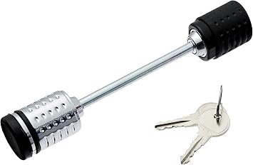 C.T. Johnson RC5 3-3/8in Coupler Lock – Heavy-Duty Stainless Steel Trailer Latch Lock with Keyed Security