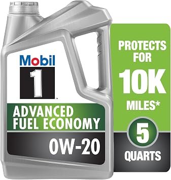 Mobil 1 0W-20 Full Synthetic Motor Oil 5 Qt – Advanced Fuel Economy Formula – Triple Pack Case for Modern Engines
