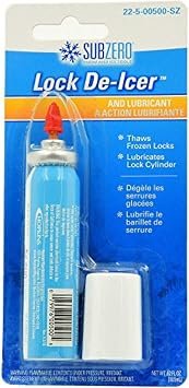 Hopkins 2250SZCS12 Lock De-Icer – 18.5 mL Lock Lubricant and Ice Remover – Winter Lock Maintenance Solution