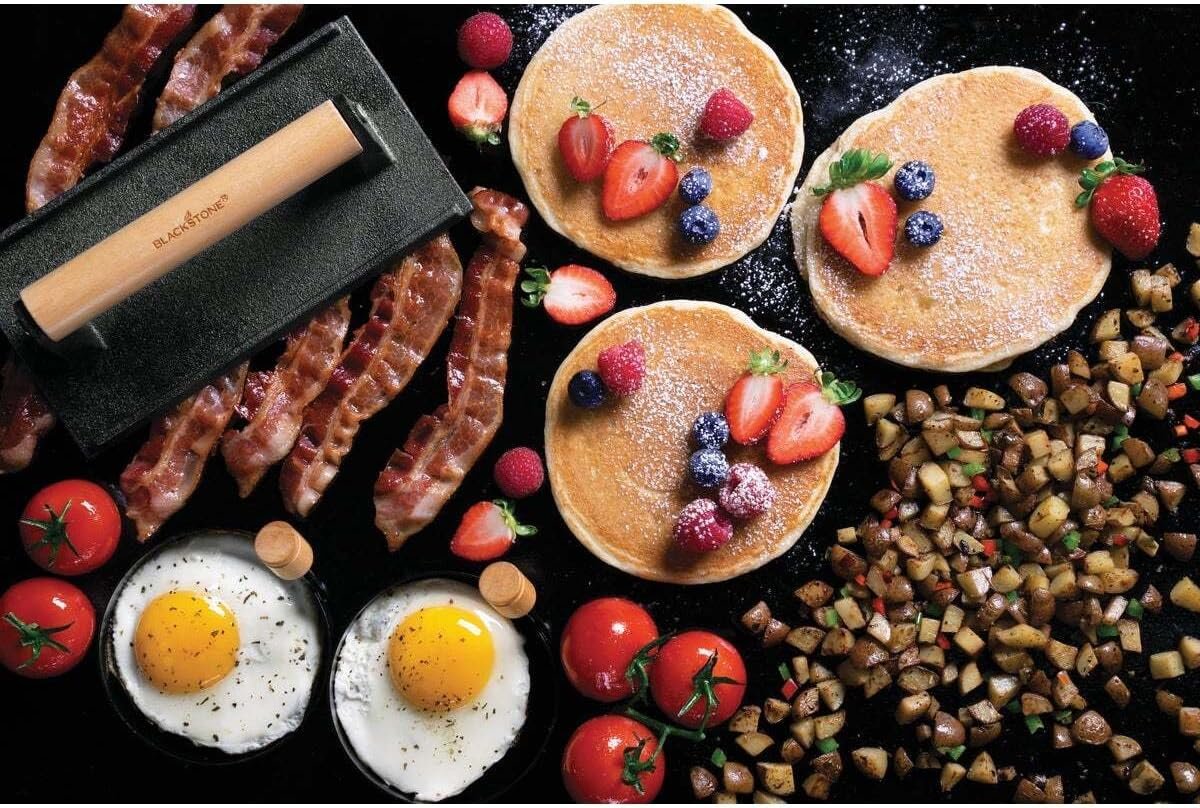 North Atlantic Imports 1543 Grill & Griddle Breakfast Kit – Batter Dispenser, Rings, and Cooking Accessories Set - Image 16