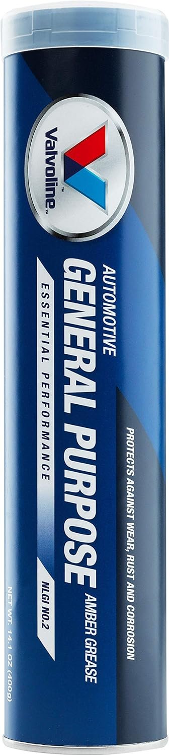 Valvoline 609 Multi-Purpose Grease Cartridge – 14.1oz NLGI #2 Lithium EP Grease for Automotive and Industrial Equipment