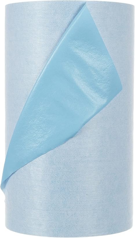 3M 36878 Self Stick Liquid Protection Fabric – 14 in x 300 ft Blue Peel-and-Stick Surface Protection Film