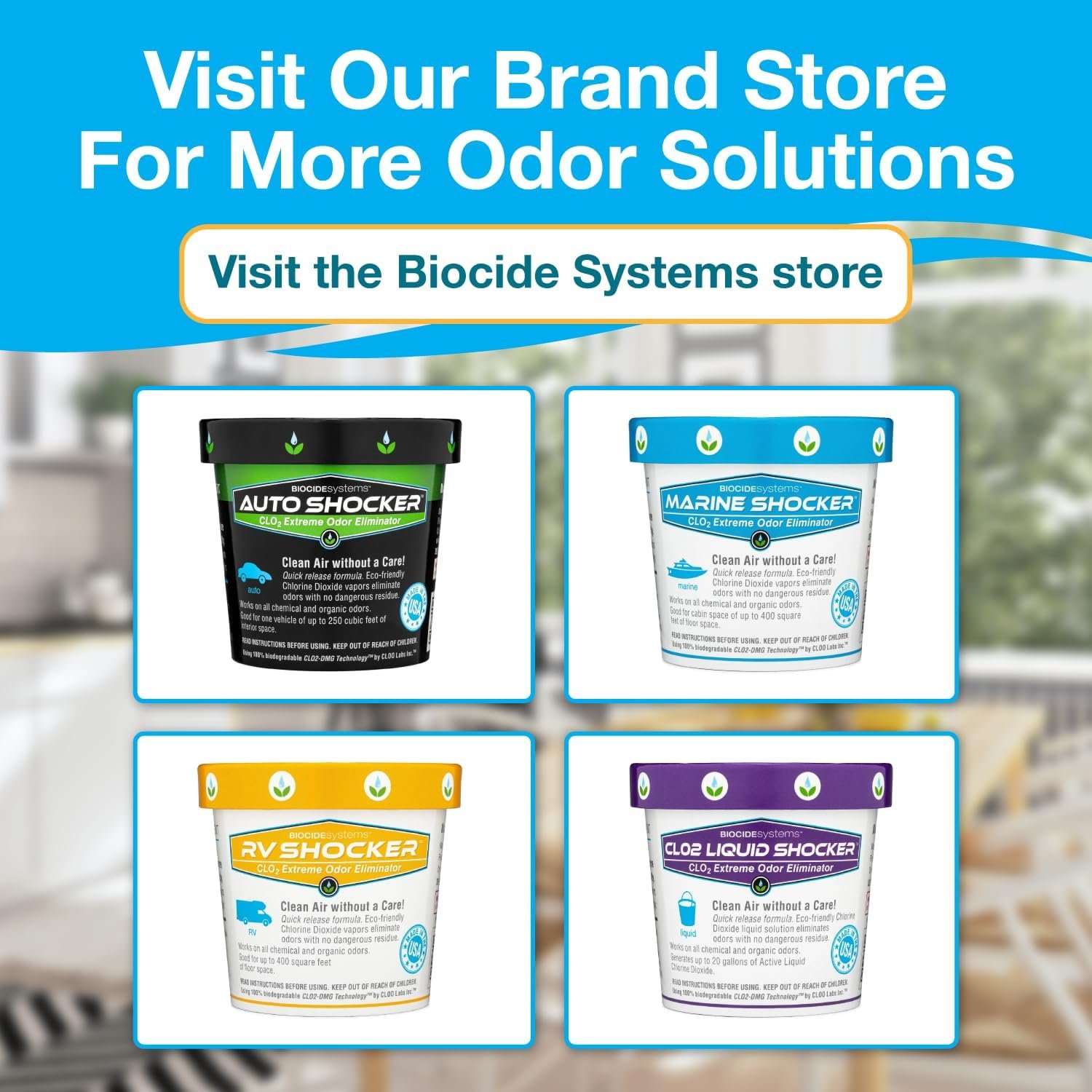 Biocide Systems 3237 Marine Shocker Odor Eliminator – Chlorine Dioxide Vapor Treatment for Boats and Cabins - Image 6