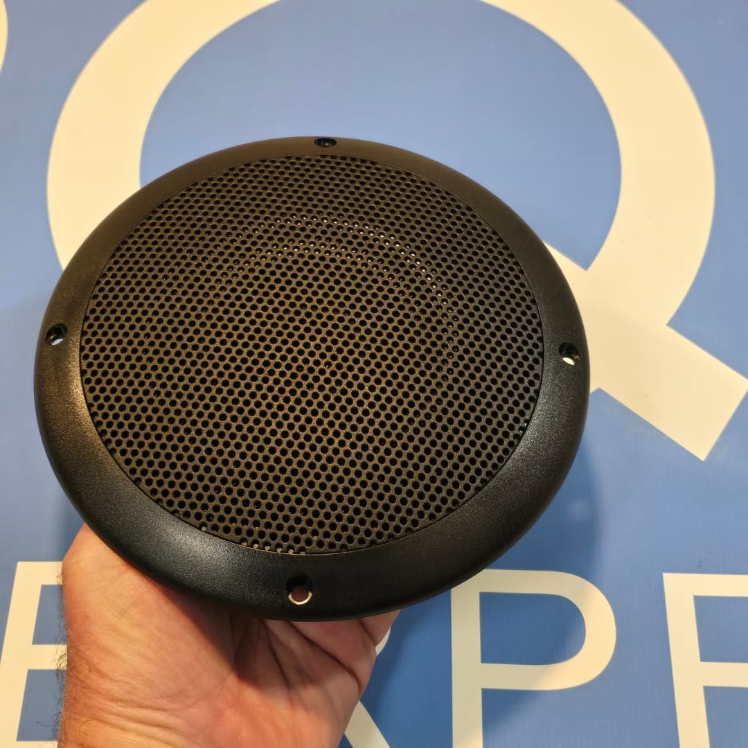 PQN Audio ECO604BK 6 Inch Ultra-Slim Waterproof Marine Speakers – 30W Max, 1in Mount Depth, IP65 Rated Black Pair - Image 4