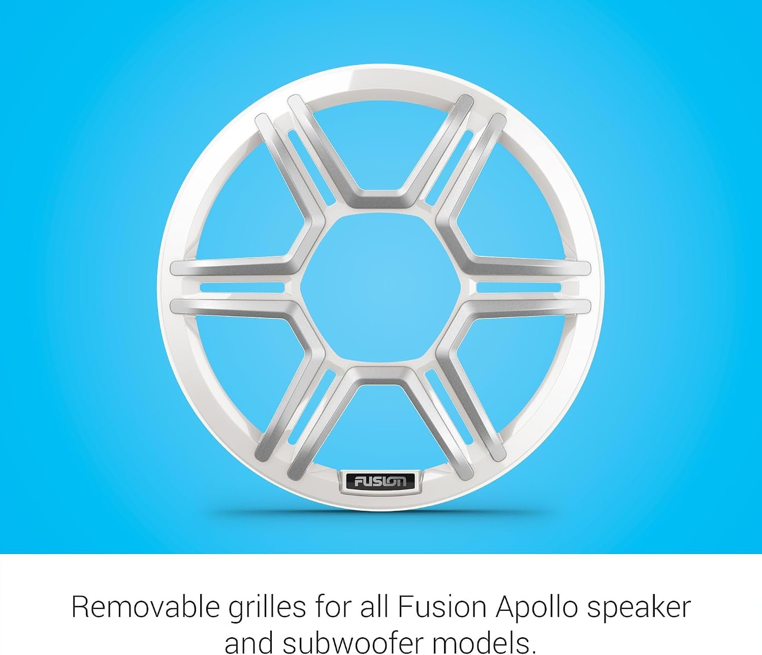 Fusion Apollo EL-F651SPG 6.5 in Marine Speaker – Sports White LED Marine Coaxial Speaker with CRGBW Lighting - Image 3