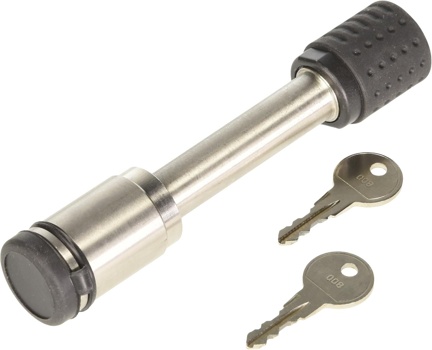 C.T. Johnson RH3SS 2in Receiver Hitch Lock – Stainless Steel Locking Pin for Class 3 and Class 4 Hitches