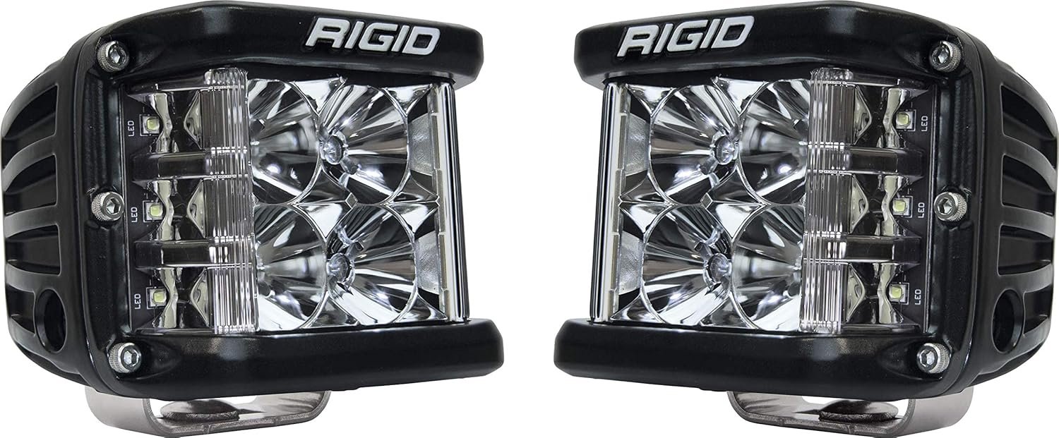 RIGID Industries D-SS Pro 262213 LED Lights – Spot Beam Surface Mount Pair with Stainless Steel Housing and Pro LEDs