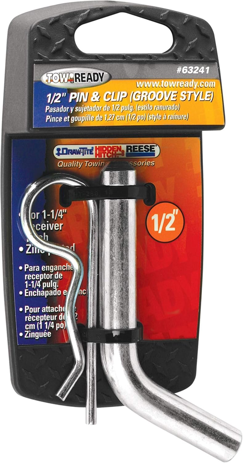 Tow Ready 63241 Pins and Clips Set – Replacement Hitch Pin Hardware for Receiver Hitch Accessories