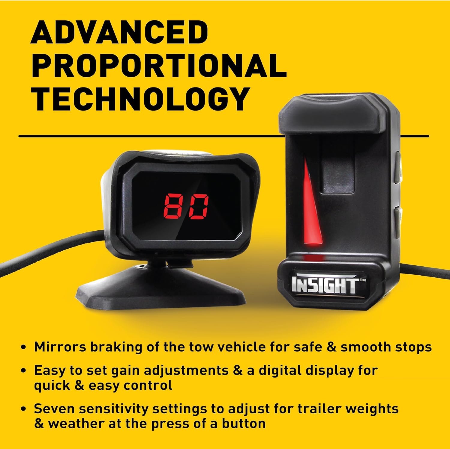 Hopkins 47297 Insight Brake Controller – Proportional Trailer Brake Control – In-Cab Towing Management System - Image 6