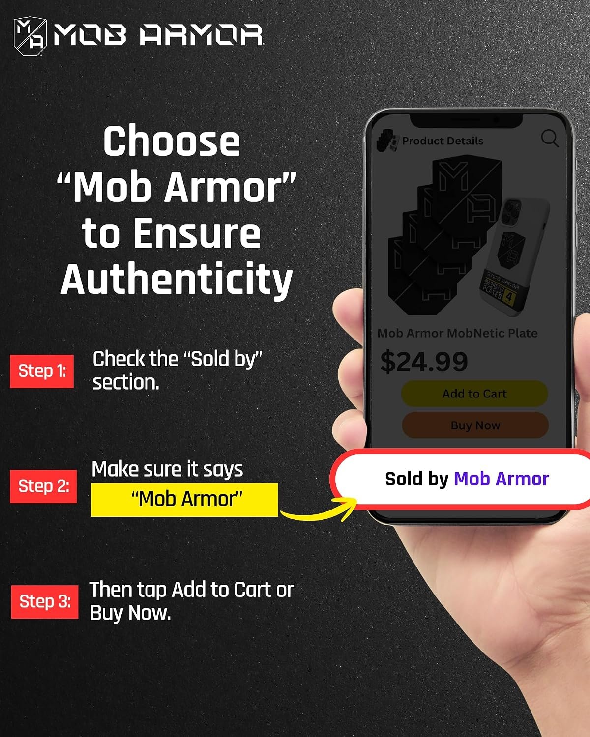 Mob Armor MobNetic Plates 2-Pack MOBNPLACC – Replacement Magnetic Mount Plates for Smartphones and Devices - Image 7