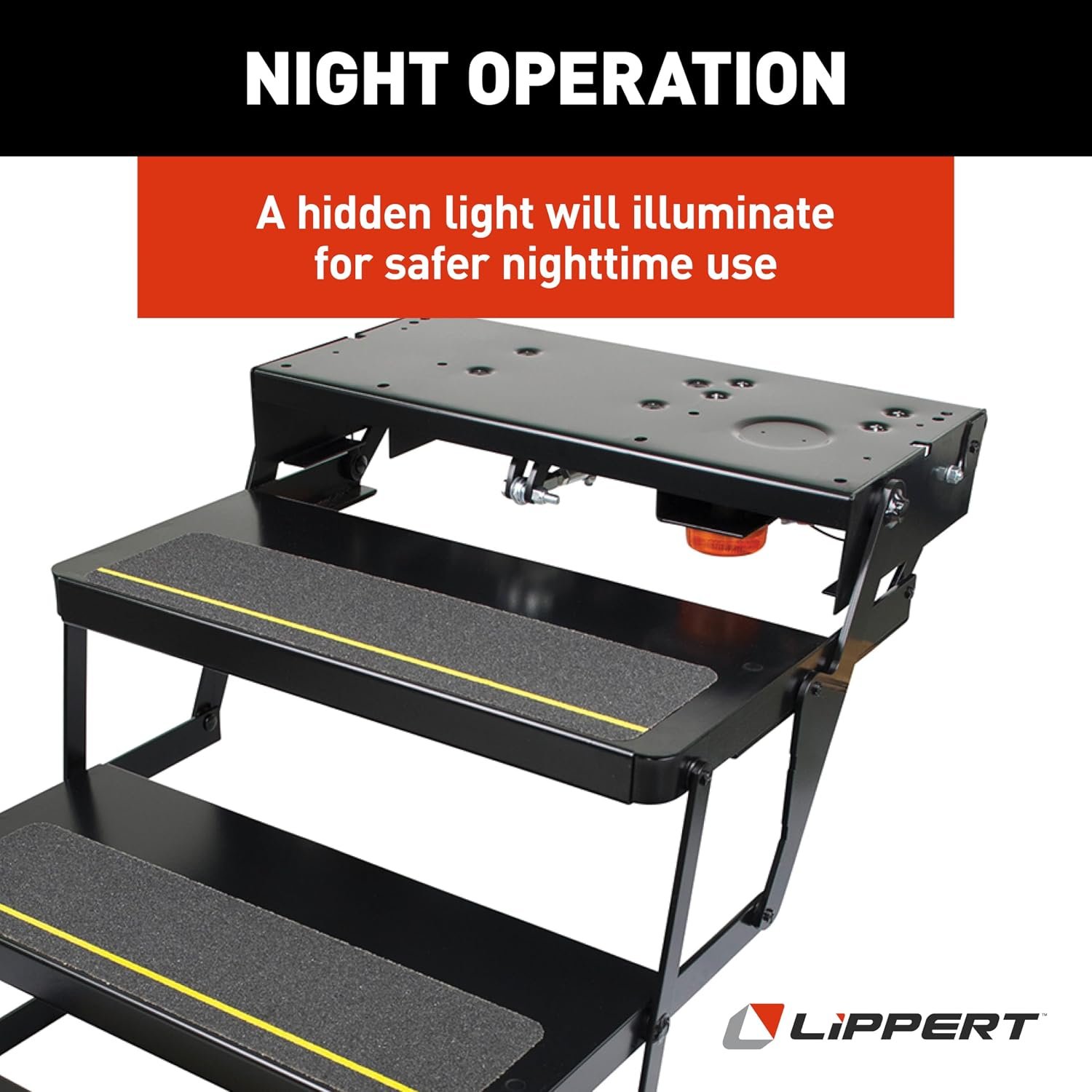 Lippert 369552 Kwikee 25 Series Electric RV Step – Automatic Entry Step Assembly for Motorhomes and RVs - Image 5