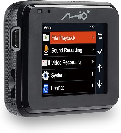 Mio MiVue C320 Mini 15N5300052 Car Security Dash Cam – Full HD Recording, G-Sensor Protection, and Compact Design