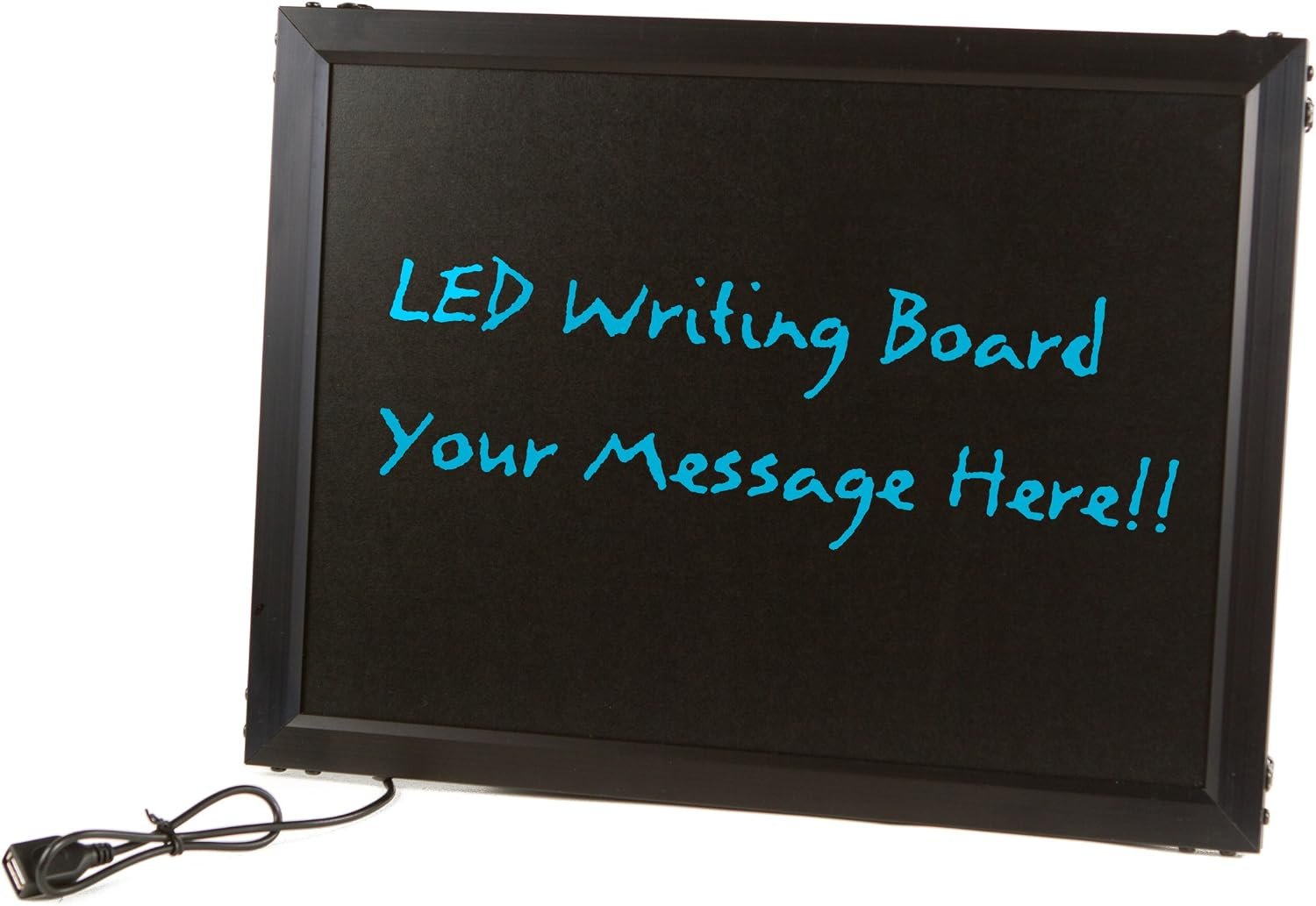 WirthCo 23060 LED Writing Board – Illuminated Acrylic Message Display – Battery Powered Light-Up Memo Board