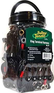 Battery Tender 08100696J2 Ring Terminal Kit – 25-Piece Assortment for Battery Charger and Accessory Connections