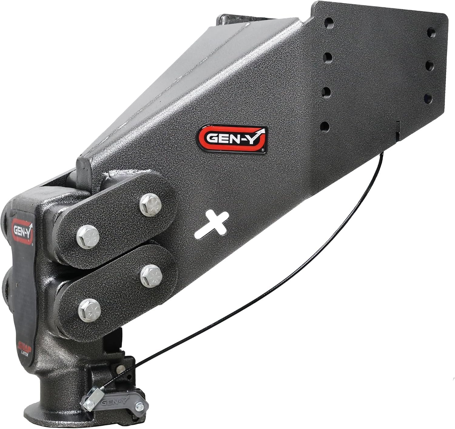 Gen-Y Hitch GH8056AL Executive Torsion-Flex Rhino Pin Box – 25K Towing Capacity, Auto Latch 2-5/16in Gooseneck Coupler