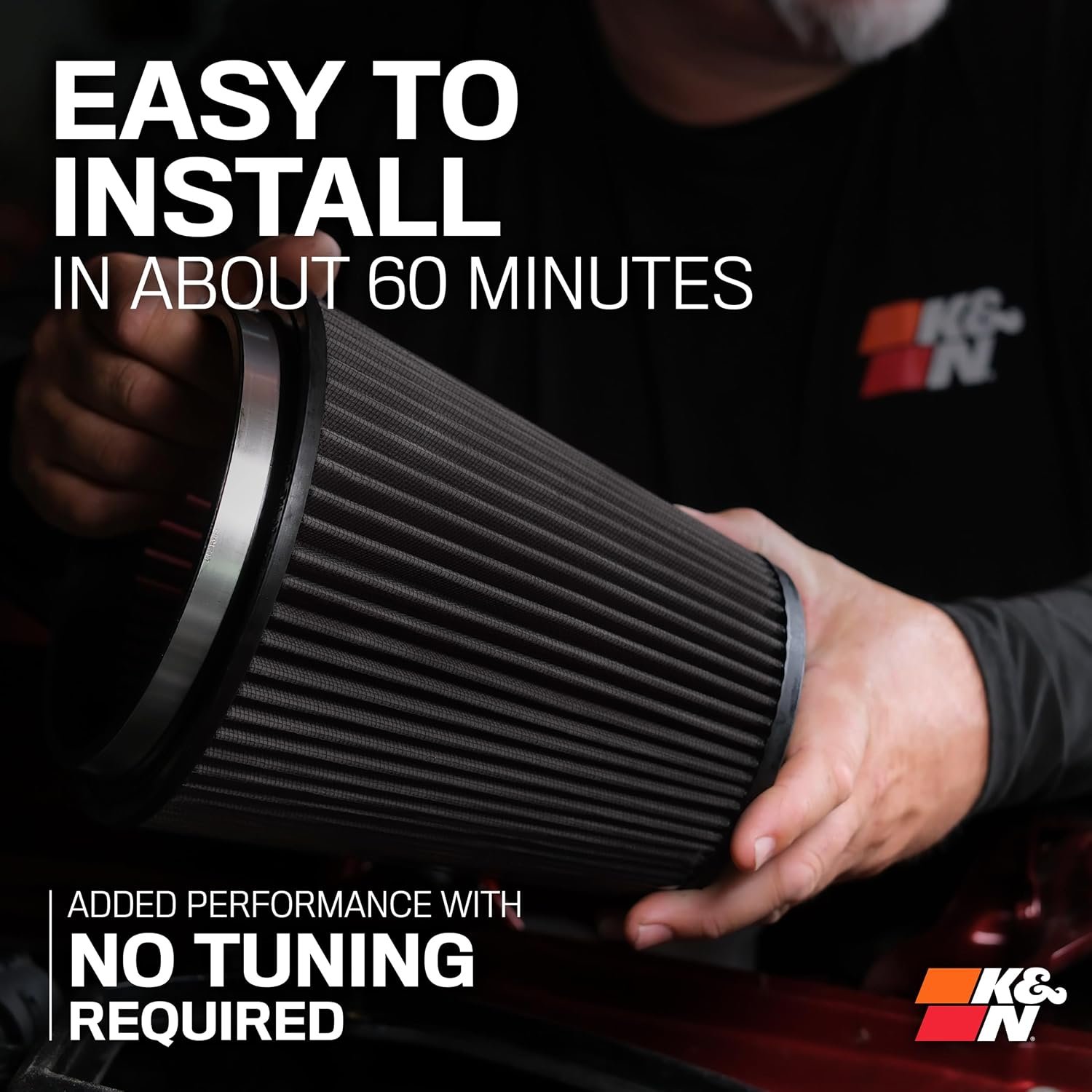 K&N 71-9042 Performance Air Intake System – Blackhawk Intake with High-Flow Filter and Vehicle-Specific Fitment - Image 6