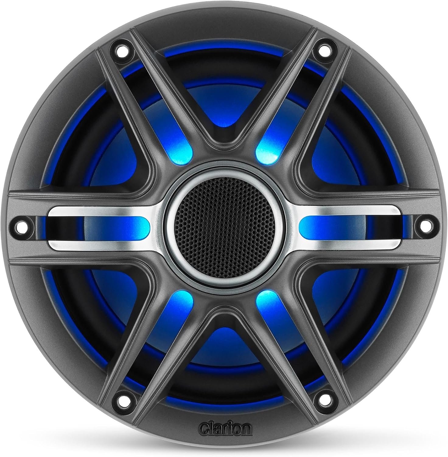 Clarion 92620 6.5-Inch Coaxial Marine Speakers – 75W RMS Output with RGB LED Lighting and IP55 Weather Resistance - Image 2