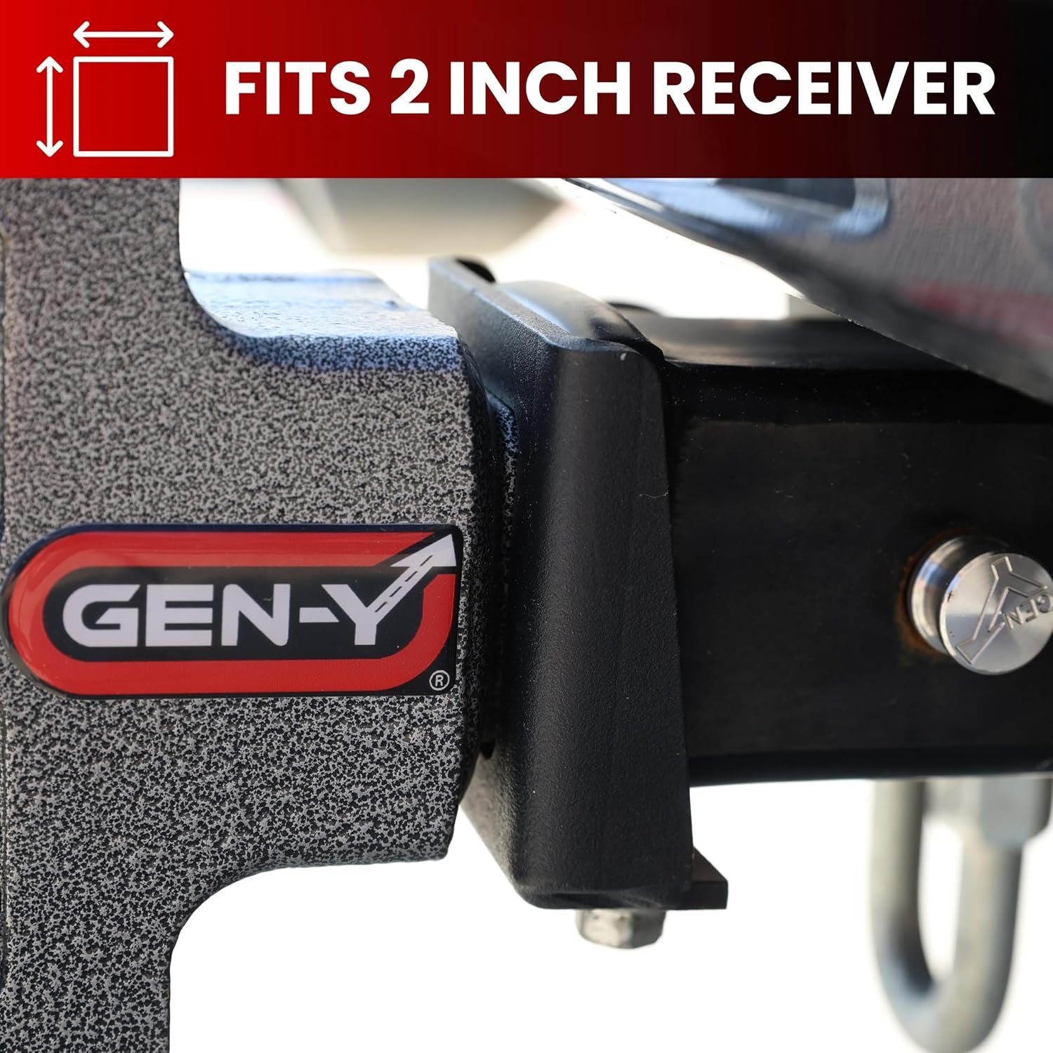 Gen-Y Hitch 2in Bolt-On Anti-Rattle Attachment – Receiver Hitch Stabilizer for Reduced Noise and Movement - Image 5