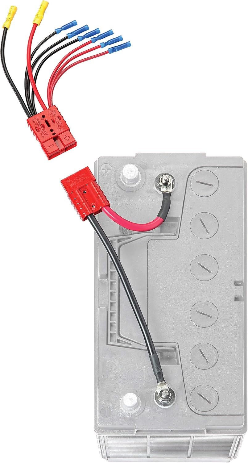 Connect-Ease RCE12VB4K 12V Multi-Application 4-Port Connection Kit – 50A Marine Wiring System with Four Accessory Outputs