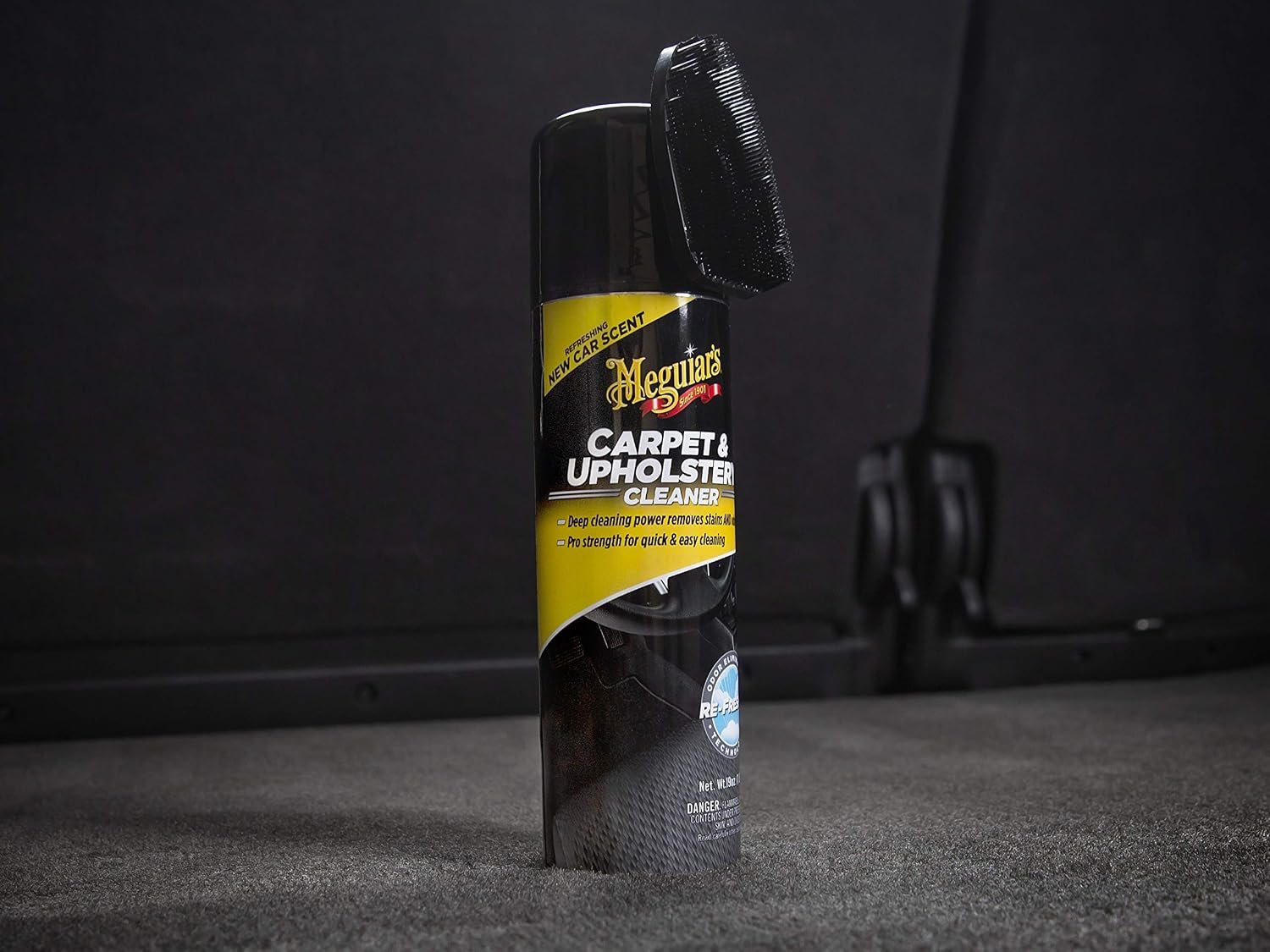 Meguiar's G191419 Carpet & Upholstery Cleaner – 19 oz Aerosol Fabric Stain and Odor Remover - Image 7