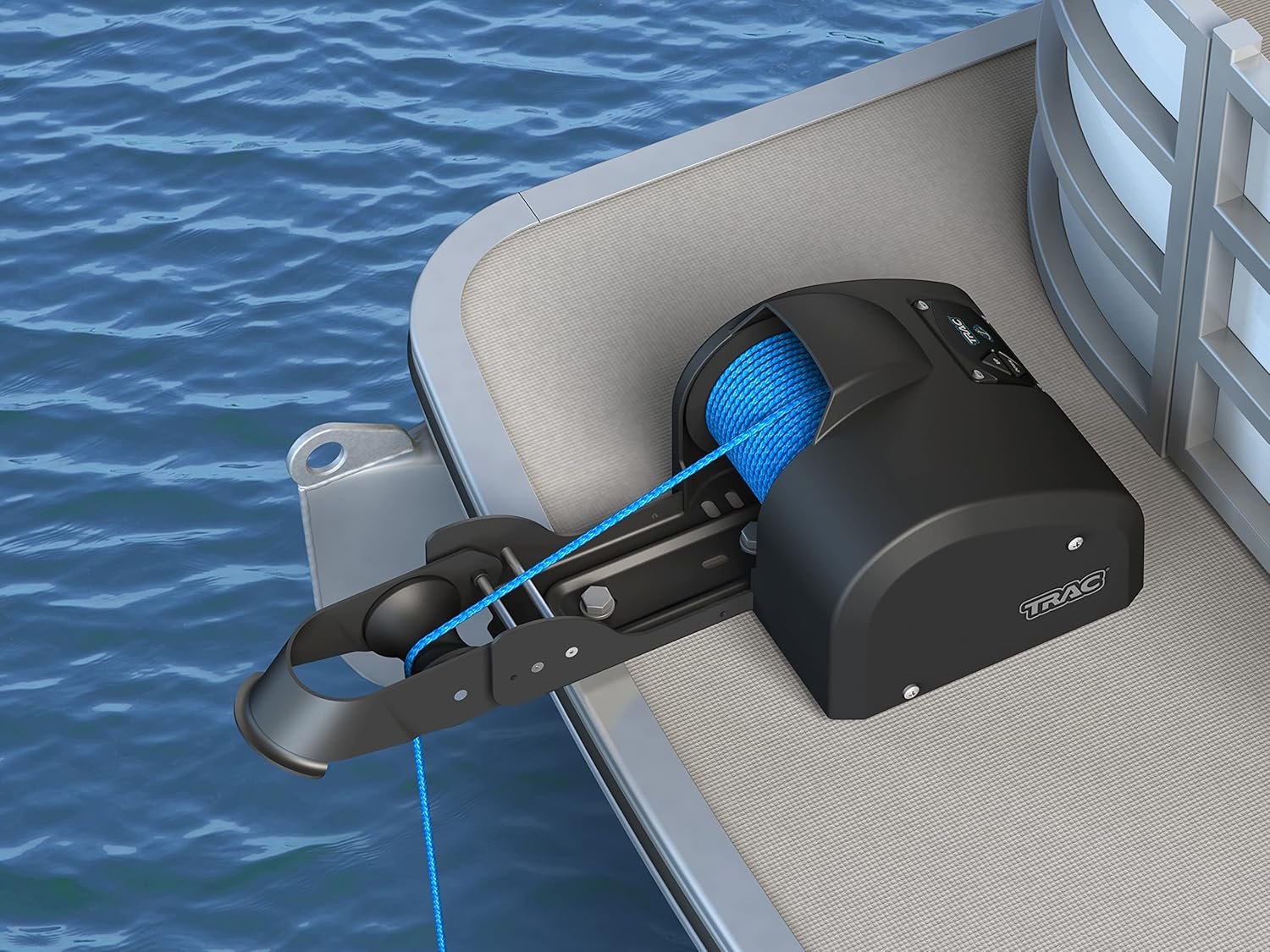 Camco Marine 69003 Pontoon 35-G3 Anchor Winch – Automatic Pontoon Boat Anchor System - Image 8