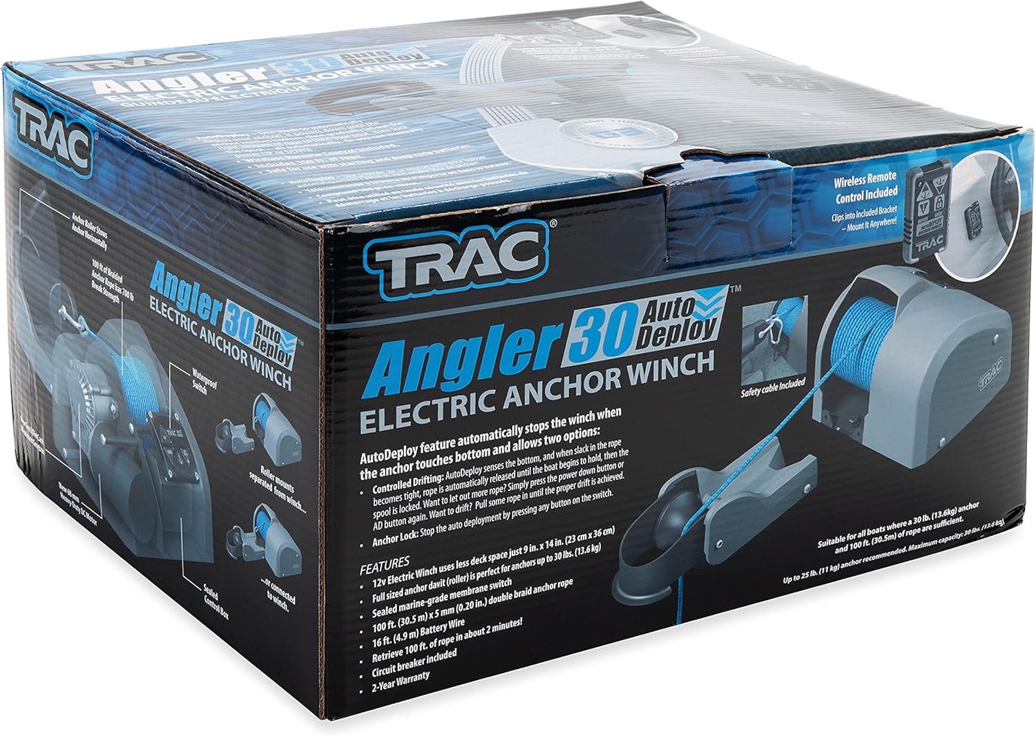 Camco Marine 69004 Angler 30 Anchor Winch – Auto Deploy Boat Anchor System - Image 8