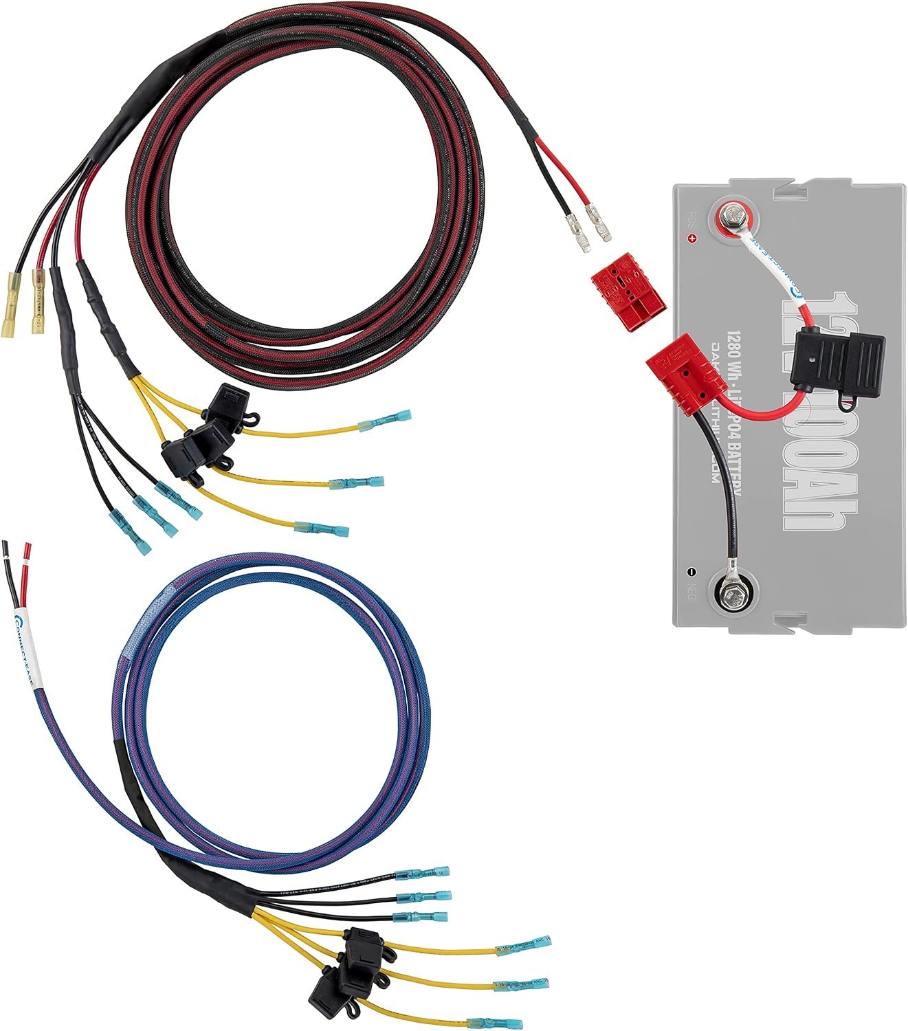 Connect-Ease 12VGRP1618 Graph Power Rigger Harness – 16 to 18 Foot Boat Electronics Power Distribution System