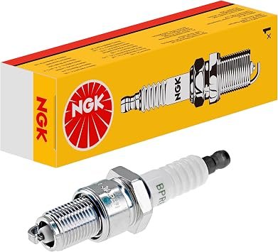 NGK 6427 BPR6EY V-Power Spark Plug – 14mm Thread, 19mm Reach, V-Groove Nickel Electrode and 5kΩ Resistor