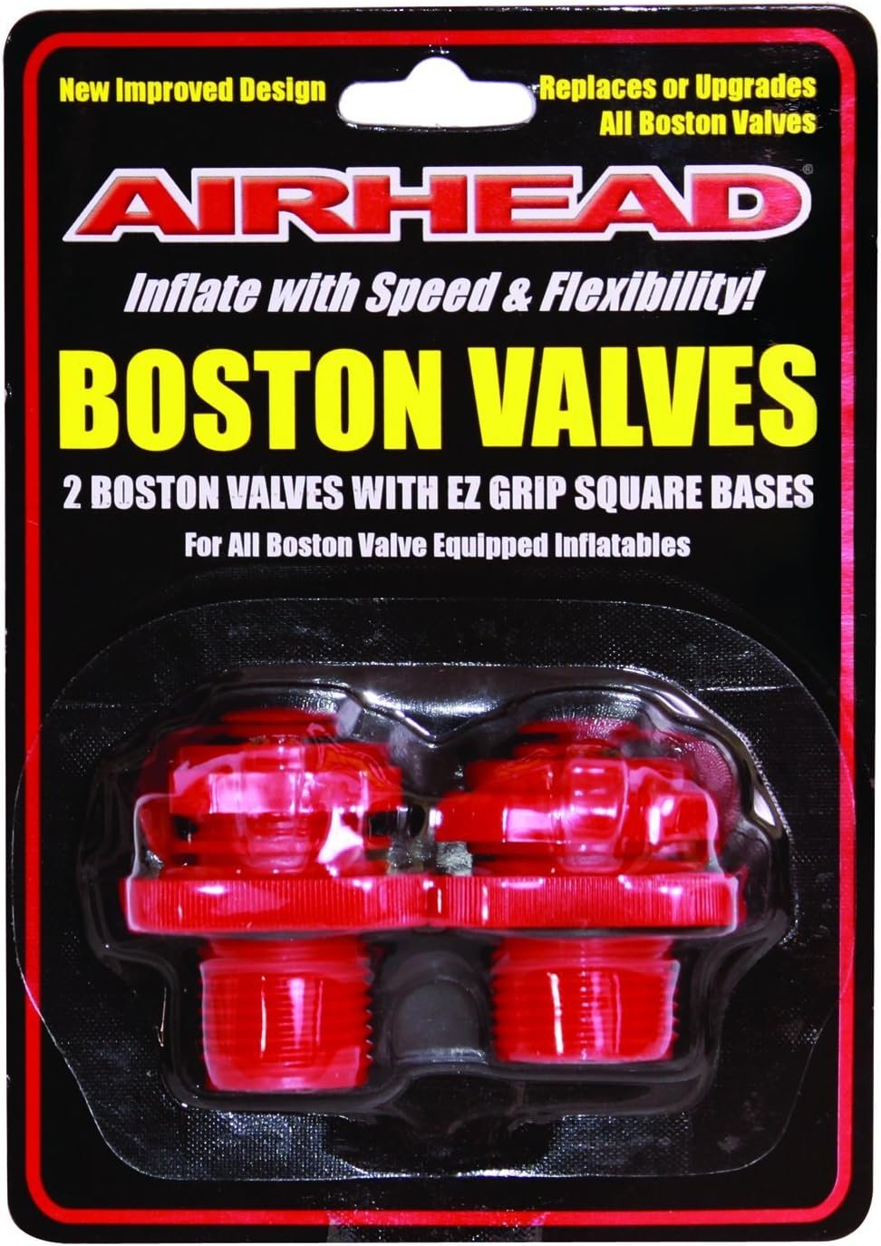 Airhead AHBV2 Boston Valve Set – Replacement Inflatable Tube Valves 2-Pack for Towables and Water Toys - Image 2