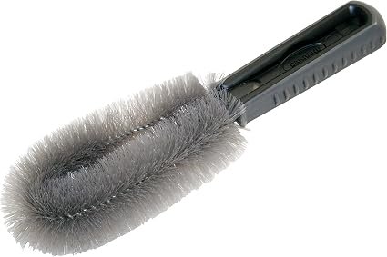 Carrand 93012 Wheel Brush – Contoured Automotive Wheel Cleaning Brush with Soft Bristle Design
