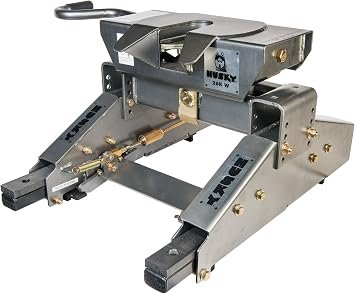 Husky Towing 31690KIT 26K Fifth Wheel Hitch with Glider Kit – 26000 lb GTW Capacity, Automatic Sliding System