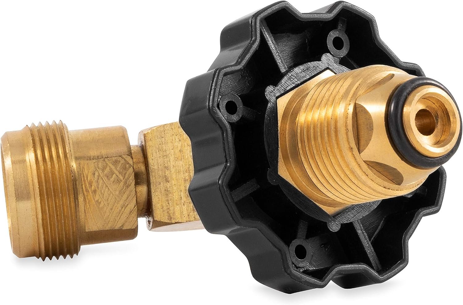 Camco 59893 Propane Y Adapter – POL Male Inlet with Dual 1in-20 Male Appliance Connections - Image 5