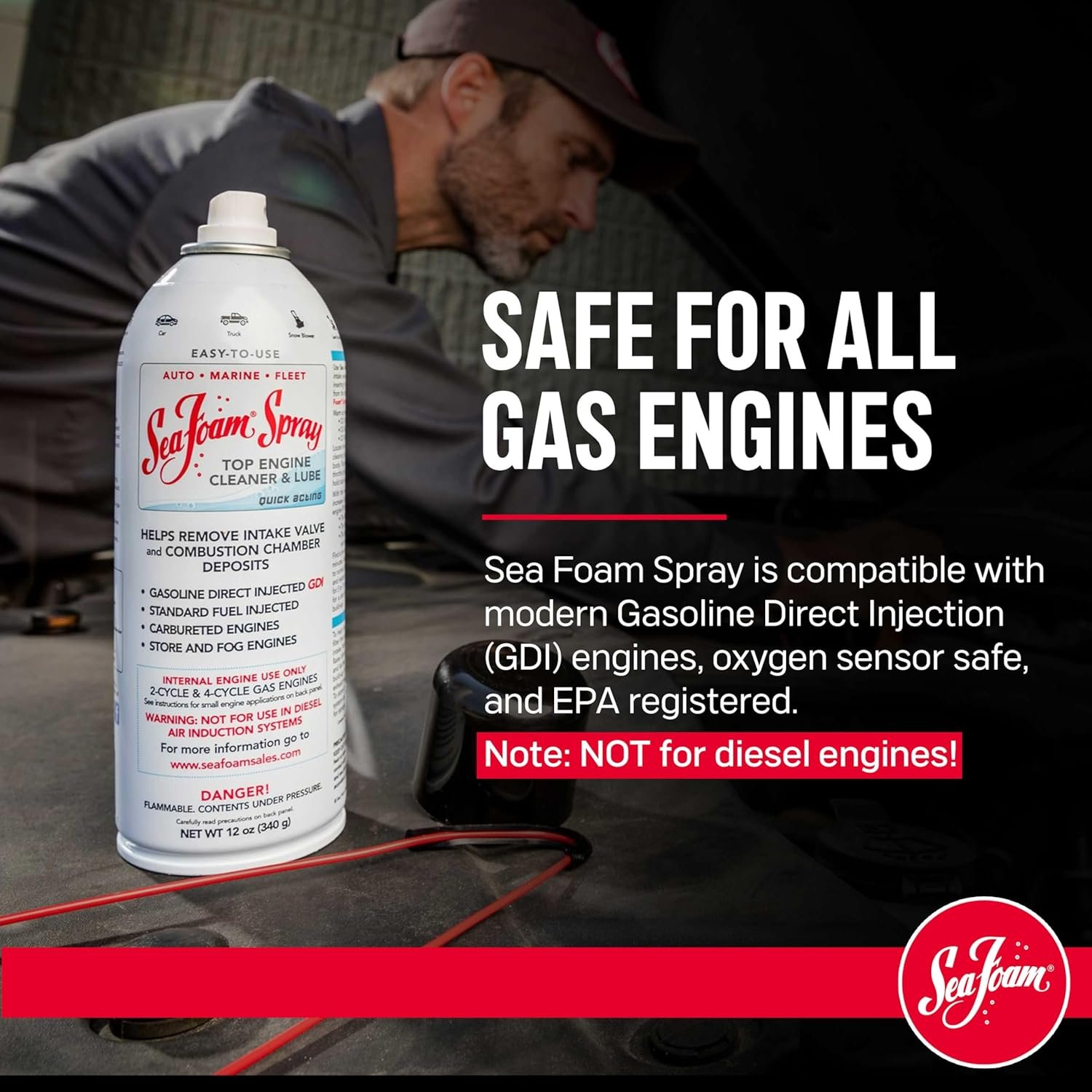 Sea Foam SFSS Combo Pack – 16oz Motor Treatment and 16oz Spray Motor Treatment Twin Maintenance Kit - Image 5