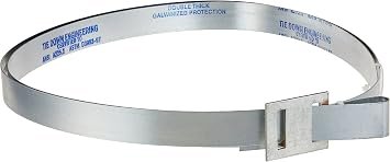 Tie Down 59141 Steel Anchor Strap with Buckle – Adjustable Trailer and Marine Tie-Down Strap Assembly