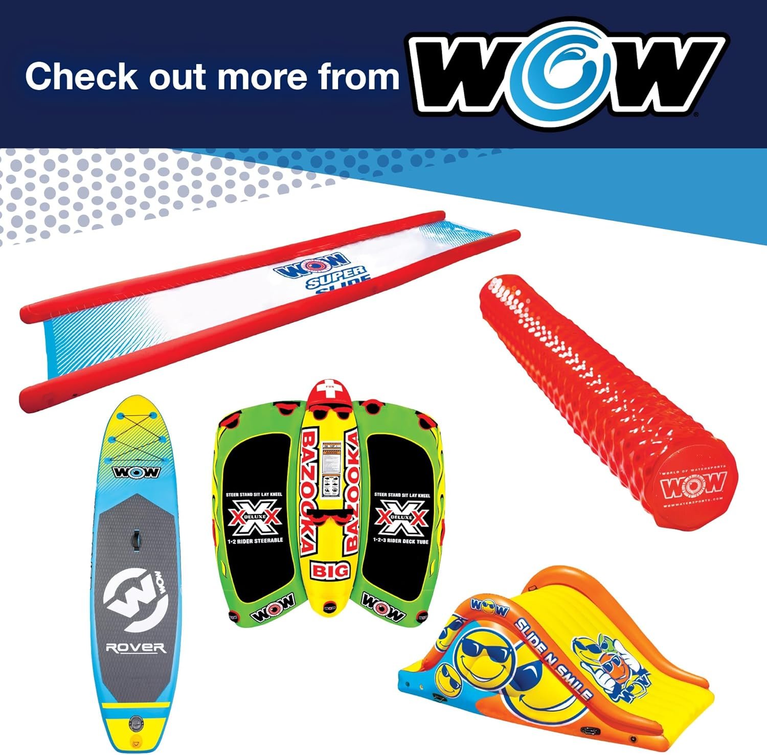 WOW Sports 23WTO4770 Wake Walker 2 Person Towable – Secure Cockpit Seating with Reinforced Tow System - Image 5
