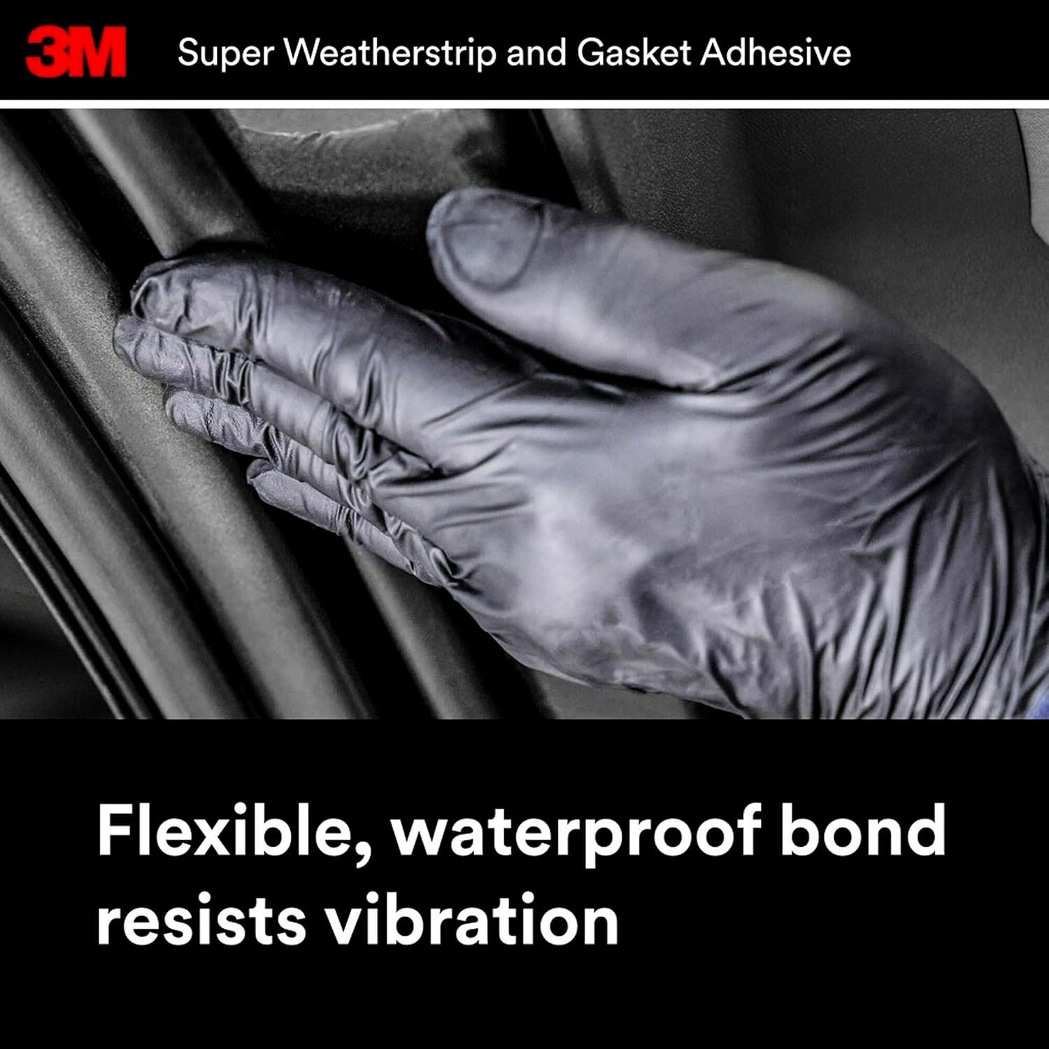 3M 8001 Super Weatherstrip Adhesive Black – 5 fl oz Professional Adhesive for Rubber Seals & Automotive Gaskets - Image 6
