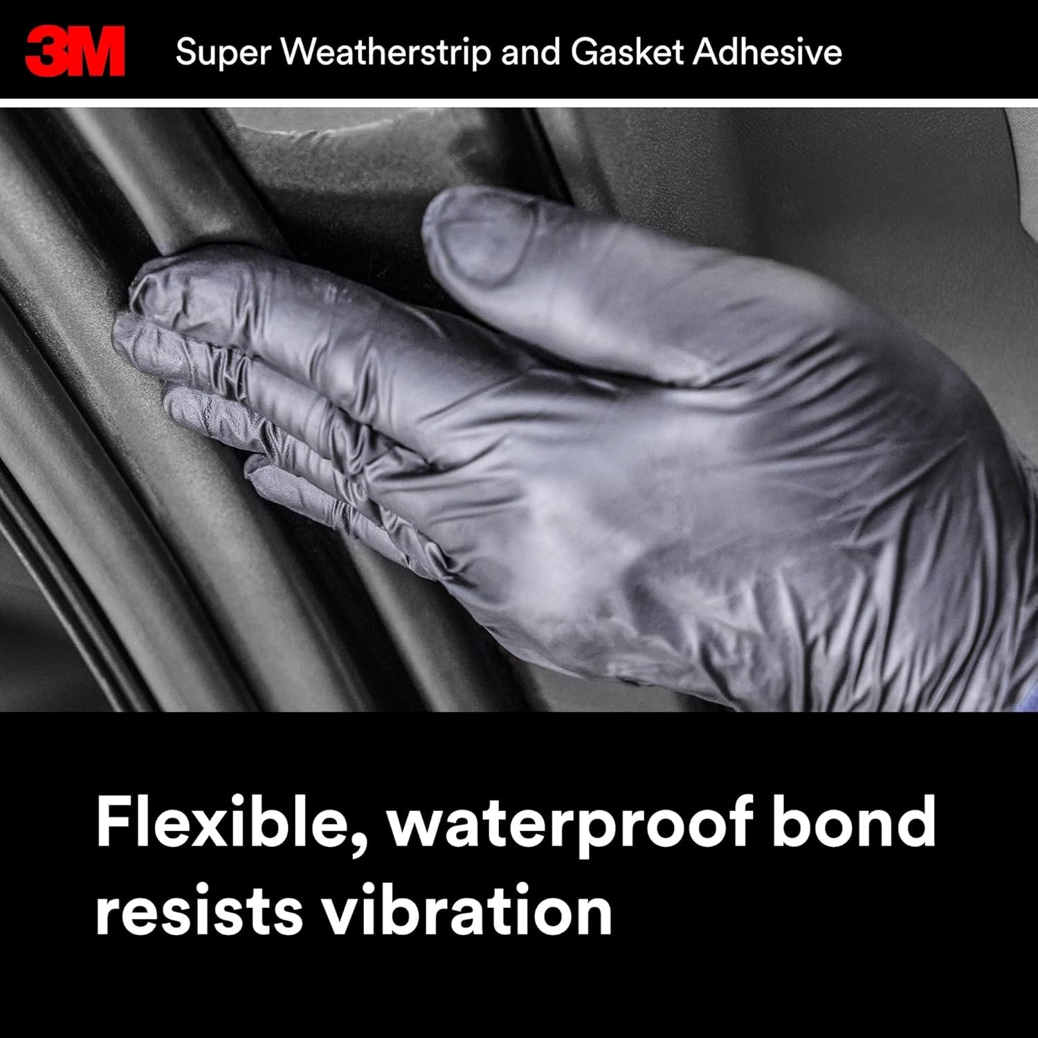 3M 8008 Super Weatherstrip Adhesive Yellow – 5 fl oz Flexible Bond for Rubber Seals, Gaskets & Weatherstripping - Image 5