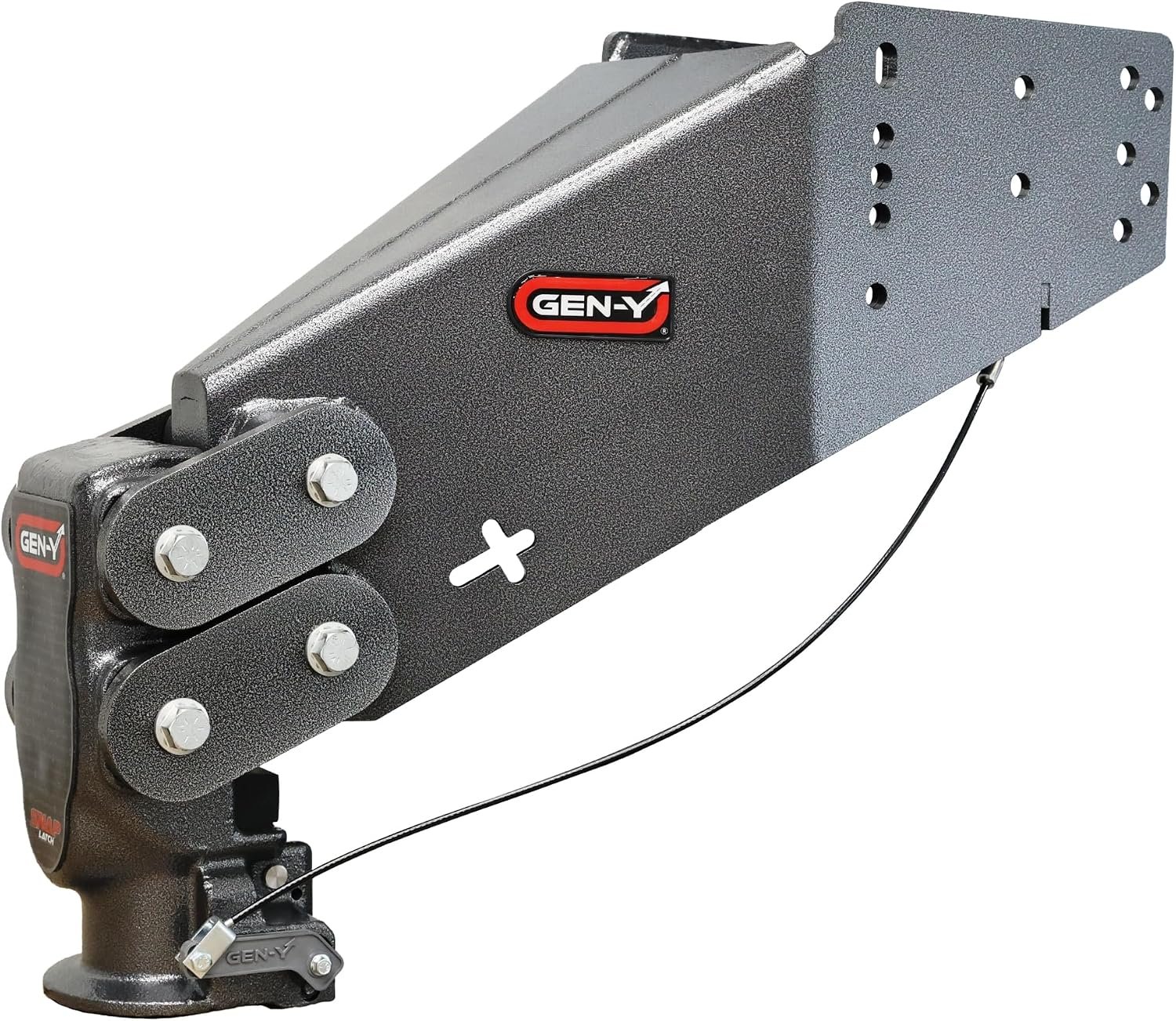 Gen-Y Executive Torsion-Flex Auto Latch Fifth Wheel Hitch – Shock-Absorbing Trailer Coupler with Torsion Suspension