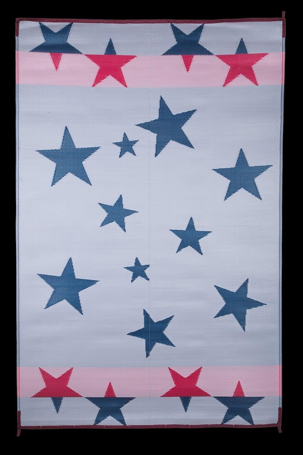 Faulkner 68865 Work & Play Patriotic Patio Mat – 36in x 68in Outdoor RV and Camping Ground Mat - Image 2