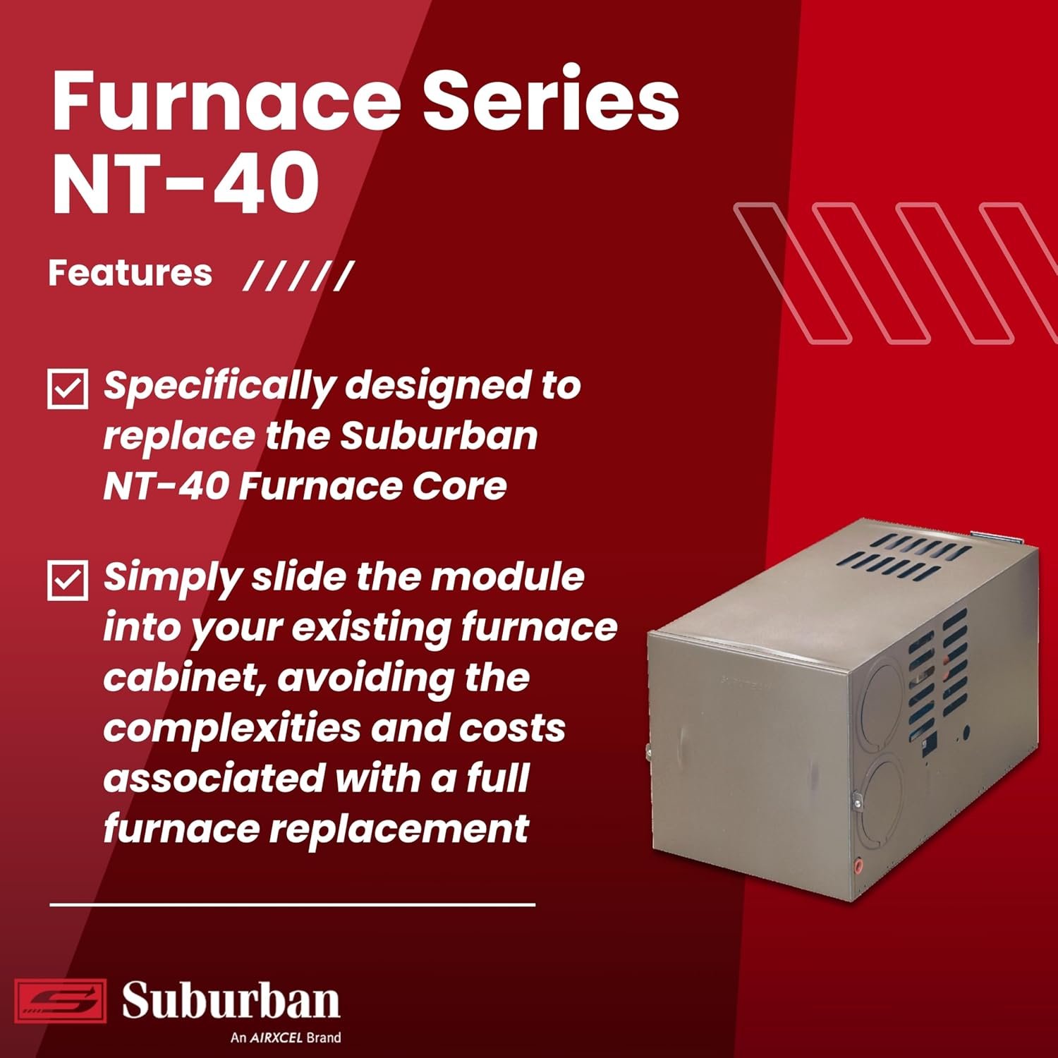 Suburban 2614A RP-40 Furnace Core Negative – OEM Replacement Furnace Core Assembly for RV Heating Repairs - Image 2