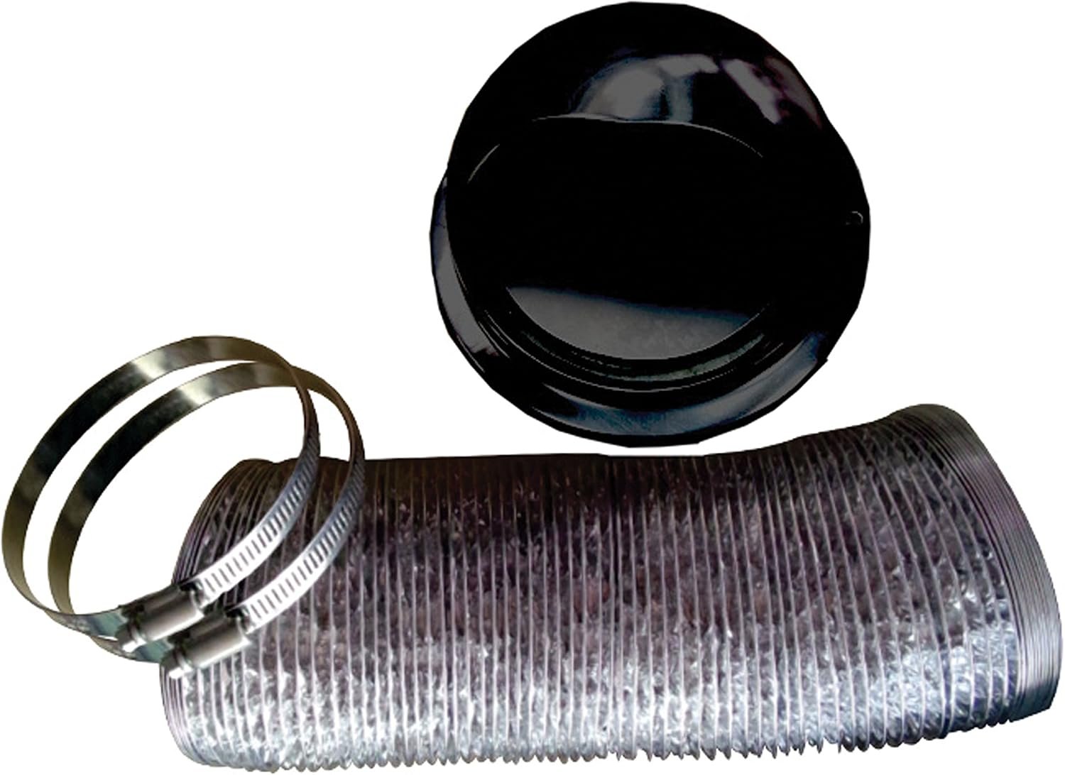 Pinnacle 181065 Outside Vent Kit – Black Exterior Vent Assembly for Ventilation and Exhaust Applications
