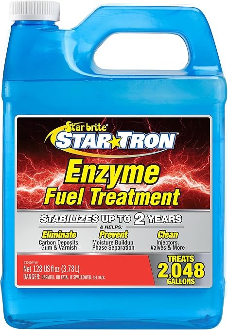 Star Tron 093000N Gasoline Enzyme Fuel Treatment – 1 Gallon Fuel Stabilizer Treats Up to 2,048 Gallons of Gasoline